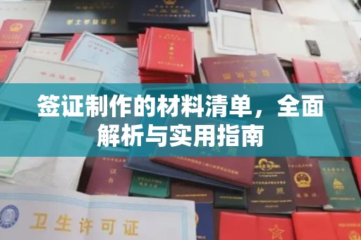 鸟松签证制作的材料清单，全面解析与实用指南